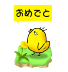 ひよこたんぽぽ その1（個別スタンプ：7）