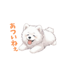 もふサモエドとひんやりひと休み（個別スタンプ：2）
