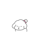 ふたりはなかよしスタンプ(しろいぬちゃん)（個別スタンプ：35）