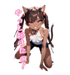 スポーツキャットちゃん チャイナVer BIG（個別スタンプ：2）