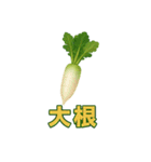 毎日食べたい！！日本のごちそう野菜編！（個別スタンプ：1）
