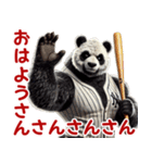 パンダ×ベースボール（野球）！（個別スタンプ：13）