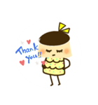 つぶやきプリン（個別スタンプ：40）