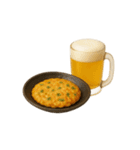 ビールとおつまみ（文字無しver）（個別スタンプ：1）