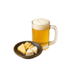 ビールとおつまみ（文字無しver）（個別スタンプ：7）