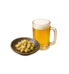 ビールとおつまみ（文字無しver）（個別スタンプ：12）