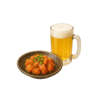ビールとおつまみ（文字無しver）（個別スタンプ：15）