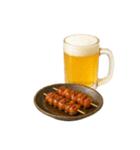 ビールとおつまみ（文字無しver）（個別スタンプ：19）