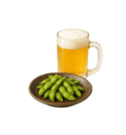 ビールとおつまみ（文字無しver）（個別スタンプ：20）