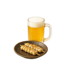 ビールとおつまみ（文字無しver）（個別スタンプ：21）