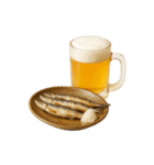 ビールとおつまみ（文字無しver）（個別スタンプ：23）