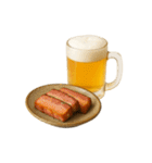 ビールとおつまみ（文字無しver）（個別スタンプ：25）