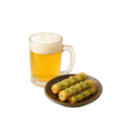 ビールとおつまみ（文字無しver）（個別スタンプ：28）