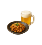 ビールとおつまみ（文字無しver）（個別スタンプ：30）