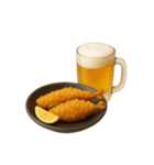 ビールとおつまみ（文字無しver）（個別スタンプ：32）