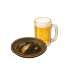 ビールとおつまみ（文字無しver）（個別スタンプ：34）