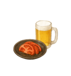 ビールとおつまみ（文字無しver）（個別スタンプ：35）