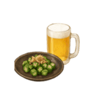 ビールとおつまみ（文字無しver）（個別スタンプ：36）