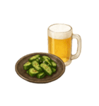 ビールとおつまみ（文字無しver）（個別スタンプ：37）
