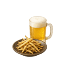 ビールとおつまみ（文字無しver）（個別スタンプ：38）