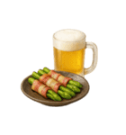 ビールとおつまみ（文字無しver）（個別スタンプ：40）