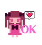 ファンシー♡ドット絵スタンプ（個別スタンプ：19）