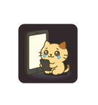 ミニにゃんの日常で使えるスタたち（個別スタンプ：20）
