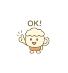 カプチーノのチーノちゃん（個別スタンプ：1）