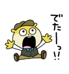記者こねずみ パート2（個別スタンプ：1）