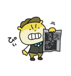 記者こねずみ パート2（個別スタンプ：8）
