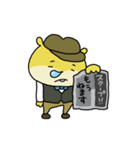 記者こねずみ パート2（個別スタンプ：31）