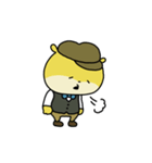記者こねずみ パート2（個別スタンプ：35）