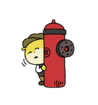 記者こねずみ パート2（個別スタンプ：36）