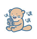 イルカとラッコ 日常篇（個別スタンプ：8）