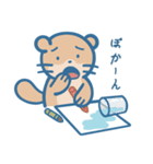 イルカとラッコ 日常篇（個別スタンプ：13）
