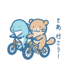 イルカとラッコ 日常篇（個別スタンプ：36）