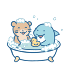 イルカとラッコ 日常篇（個別スタンプ：37）