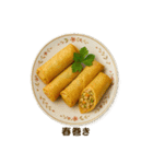 今日の献立【中華】 /ごはん/メニュー/食事（個別スタンプ：16）