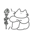使いやすい無表情動物（ねこ）（個別スタンプ：3）