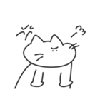 使いやすい無表情動物（ねこ）（個別スタンプ：6）