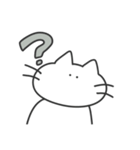 使いやすい無表情動物（ねこ）（個別スタンプ：14）