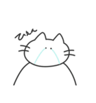 使いやすい無表情動物（ねこ）（個別スタンプ：19）