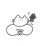 使いやすい無表情動物（ねこ）（個別スタンプ：30）