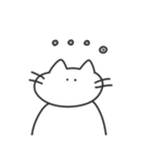 使いやすい無表情動物（ねこ）（個別スタンプ：31）
