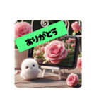 [大きな文字のスタンプ]☆薔薇（個別スタンプ：3）