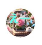 [大きな文字のスタンプ]☆薔薇（個別スタンプ：15）