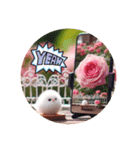 [大きな文字のスタンプ]☆薔薇（個別スタンプ：24）