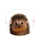 【ハリネズミ】（個別スタンプ：3）