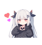 限界オタクちゃんの日常。（個別スタンプ：17）