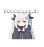 限界オタクちゃんの日常。（個別スタンプ：19）